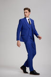 Mens Suit Slim Fit 3 Piece Suit Men Formal Tuxedo Set Casual Wedding Prom Groom Suits