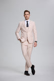 Mens Suit Slim Fit 3 Piece Suit Men Formal Tuxedo Set Casual Wedding Prom Groom Suits