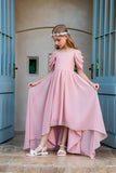 Pink Flower Girl Dress