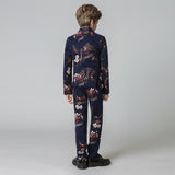ly1216 Trajes de 5 piezas modernos de corte ajustado y diseño único para niños