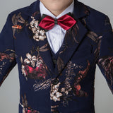 ly1216 Trajes de 5 piezas modernos de corte ajustado y diseño único para niños