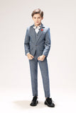 ly1245 Formal Page Boy Colorful 5 Piece Boys Suits