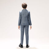 ly1268 Trajes formales grises de 5 piezas para niños