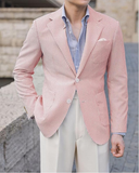 سترة رجالية صيفية خفيفة من قماش السيرسوكر ly1132