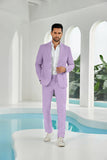 Seersucker Striped Blazer Pants 2 Piece Men's Summer Suit(upgrade version)