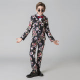 ly1208 Trajes de 5 piezas modernos de corte ajustado y diseño único para niños