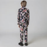 ly1208 Trajes de 5 piezas modernos de corte ajustado y diseño único para niños