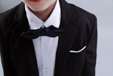 ly1297 Black Formal Tuxedo 5 Piece Boys Suits