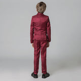 ly1207 Trajes de 5 piezas modernos de corte ajustado y diseño único para niños