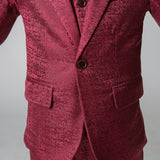 ly1207 Trajes de 5 piezas modernos de corte ajustado y diseño único para niños