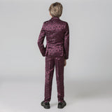 ly1206 Trajes de 5 piezas modernos de corte ajustado y diseño único para niños