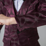 ly1206 Trajes de 5 piezas modernos de corte ajustado y diseño único para niños