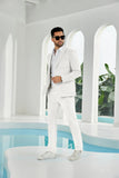 Seersucker Striped Blazer Pants 2 Piece Men's Summer Suit(upgrade version)