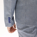 ly1265 Trajes elegantes de 5 piezas para niños a cuadros en blanco y negro