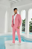 Seersucker Striped Blazer Pants 2 Piece Men's Summer Suit(upgrade version)