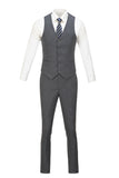 ly1302 Plaid Men's 3 Piece Slim Fit Suit Set (MORE COLORS+)