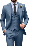Mens Suit Slim Fit 3 Piece Suit Men Formal Tuxedo Set Casual Wedding Prom Groom Suits