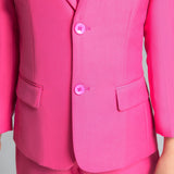 ly1684 Pink Kid Boys Formal Classic Suits Set 5 Piece Boys Suits