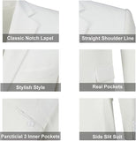 Ly1781 Traje de hombre de dos botones lisos, traje ajustado, conjunto para boda, traje formal de negocios, traje de 3 piezas, chaqueta, chaleco, pantalones, conjunto