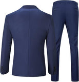 ly1785 Traje de hombre de corte entallado, traje de 3 piezas, chaqueta, chaleco, pantalones, conjuntos con pajarita, pañuelo, broche para hombre para boda, fiesta de graduación