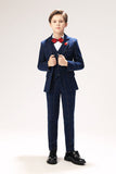 ly1245 Formal Page Boy Colorful 5 Piece Boys Suits
