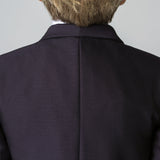 Ly1212 Trajes formales clásicos de 5 piezas para niños en morado oscuro