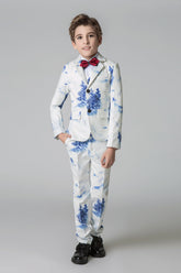 Unique Design Slim Fit Modern 5 Piece Boys Suits