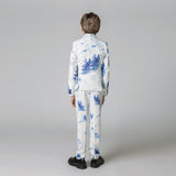 ly1202 Trajes de 5 piezas modernos de corte ajustado y diseño único para niños