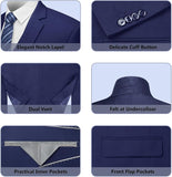 ly1788 Traje de hombre de corte entallado, trajes de 3 piezas para hombre, chaqueta lisa de un botón, chaleco y pantalones, conjunto de esmoquin