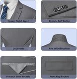 ly1788 Traje de hombre de corte entallado, trajes de 3 piezas para hombre, chaqueta lisa de un botón, chaleco y pantalones, conjunto de esmoquin