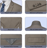 ly1788 Traje de hombre de corte entallado, trajes de 3 piezas para hombre, chaqueta lisa de un botón, chaleco y pantalones, conjunto de esmoquin