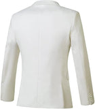 طقم بدلة رجالي مكون من 3 قطع بقصة ضيقة من ly1787، سترة سادة بزرين وبنطلون وبدلة زفاف رسمية