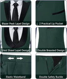 ly1785 Traje de hombre de corte entallado, traje de 3 piezas, chaqueta, chaleco, pantalones, conjuntos con pajarita, pañuelo, broche para hombre para boda, fiesta de graduación