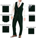Ly1781 Traje de hombre de dos botones lisos, traje ajustado, conjunto para boda, traje formal de negocios, traje de 3 piezas, chaqueta, chaleco, pantalones, conjunto