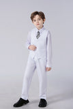 ly1689 White Tuxedo 5 Piece Boys Suits