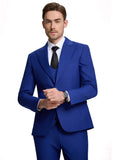 Mens Suit Slim Fit 3 Piece Suit Men Formal Tuxedo Set Casual Wedding Prom Groom Suits