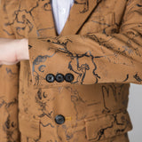 ly1221 Trajes de fiesta ajustados y modernos de 5 piezas para niños