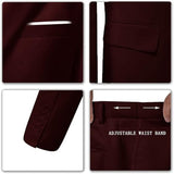 طقم بدلة رجالي مكون من 3 قطع بقصة ضيقة من ly1787، سترة سادة بزرين وبنطلون وبدلة زفاف رسمية