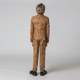 ly1221 Trajes de fiesta ajustados y modernos de 5 piezas para niños