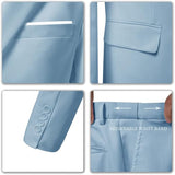 طقم بدلة رجالي مكون من 3 قطع بقصة ضيقة من ly1787، سترة سادة بزرين وبنطلون وبدلة زفاف رسمية