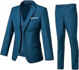 ly1702 Two Button Wedding 3 Pieces Slim Fit Men Suits (MORE COLORS+)