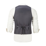 سترة رجالية منقوشة باللون الرمادي الداكن ly1634 للحفلات وحفلات الزفاف والأعمال