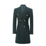 Slim fit classic wool coat with all the right detail and high quality craftmanship
