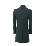 lyc1007 معطف صوف رجالي شتوي طويل مزدوج الصدر