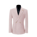 Unique Red Peak Lapel Corduroy Suit 2 Pieces Men's Suits Jacket+Pants