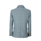 ly1161 Green Plaid Boys Formal Blazer, School Jacket