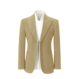 Winter Corduroy Peak Lapel 2 Pieces Men's Suits Jacket+Pants
