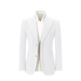 Winter Corduroy Peak Lapel 2 Pieces Men's Suits Jacket+Pants