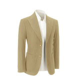 Winter Corduroy Peak Lapel 2 Pieces Men's Suits Jacket+Pants