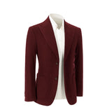Winter Corduroy Peak Lapel 2 Pieces Men's Suits Jacket+Pants